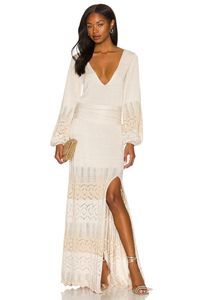 Jen's Pirate Booty Knit Lapis Maxi Dress Porcelain Size XS-S REVOLVE MSRP $381